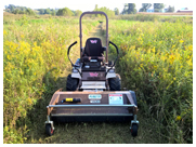 Grasshopper Tractor with Peruzzo Teg Special Flail Mower